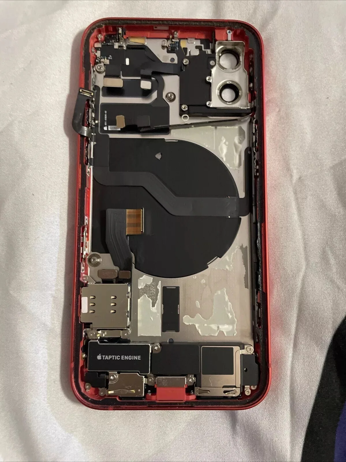 Original Apple Iphone 12 Chassis Lighting Power scocca Rosso A