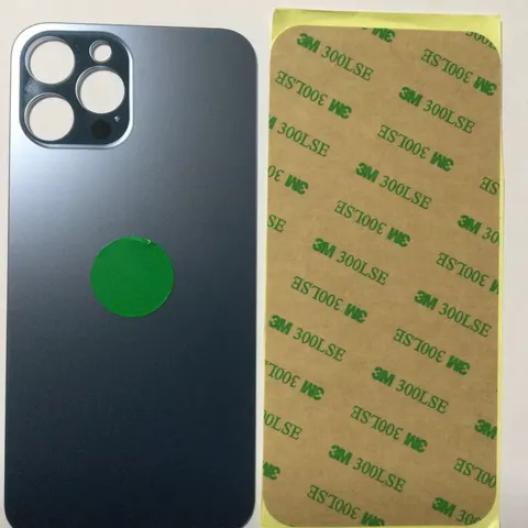 Back vetro Scocca Posteriore Per iPhone 12 Pro , Blu Foro BIG