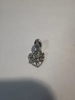 Charm Pendente Albero della Vita a Cuore in Argento 925 con Zirconi - LAB22609302300