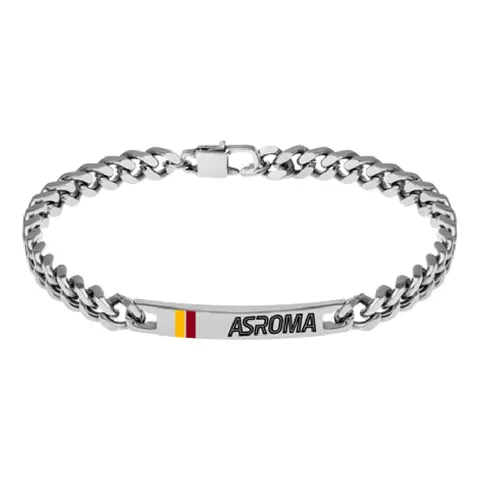 Lowell Bracciale Ufficiale Roma Acciaio 316L B-RB025UAS