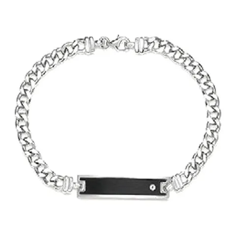 Stroili Silver Gentleman Bracciale traversino 3+1 Argento 925 1615956