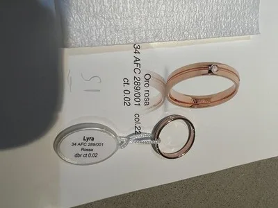 Anello UnoAerre modello Lyra in argento 925 - 34 AFC 289/001 misura 53