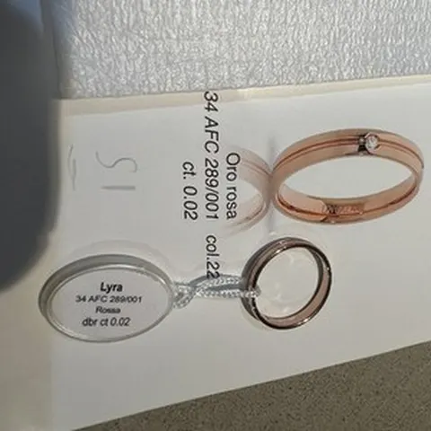 Anello UnoAerre modello Lyra in argento 925 - 34 AFC 289/001 misura 53