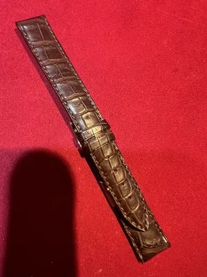 Cinturino per orologio in vera pelle di coccodrillo - 16mm - 2606241550