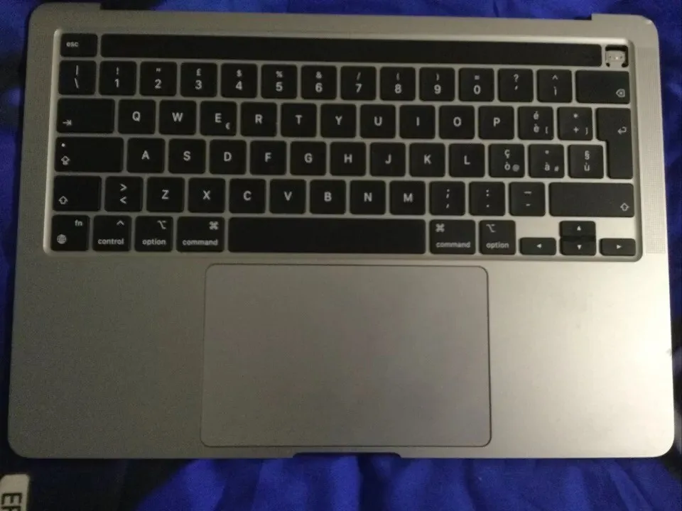 Apple Macbook Pro 13” 2020 A2338 3578 Tastiera ITA Touchpad Scocca Grigio Sid A