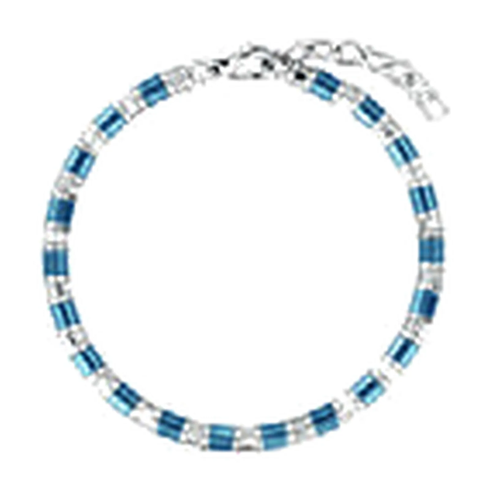 Stroili Man Code Bracciale con ceramica blu Acciaio 1681930