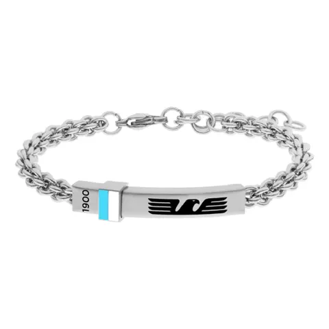 Lowell Bracciale Ufficiale Lazio Acciaio 316L B-LB010UAA