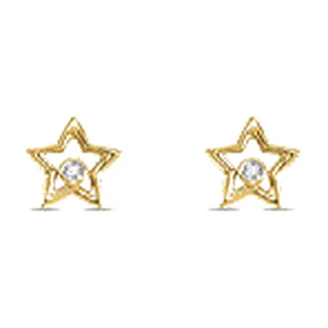 Stroili Mon Petit Precious Orecchini stella con diamante bianco Oro 9kt 1436846