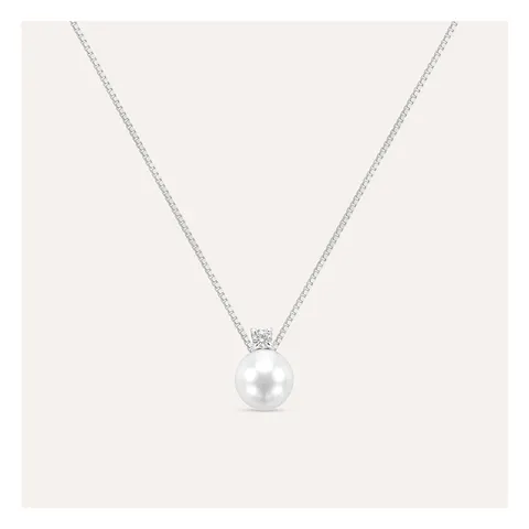 Stroili Silver Pearls Collana con cubic zirconia e perla Argento 925 1693166