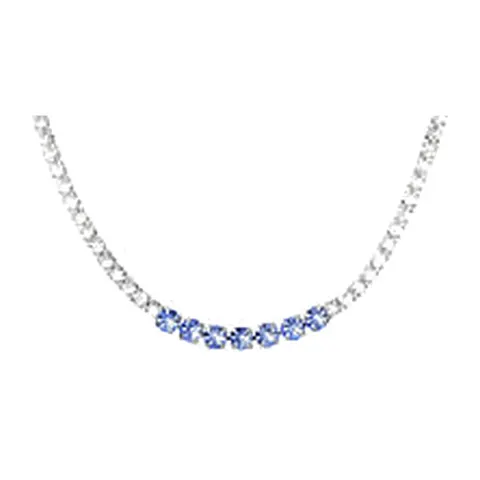 Stroili Romantic Shine Collana tennis degrade azzurro Metallo 1685836