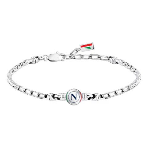 Lowell Bracciale Ufficiale Napoli Acciaio 316L B-NB022UA4