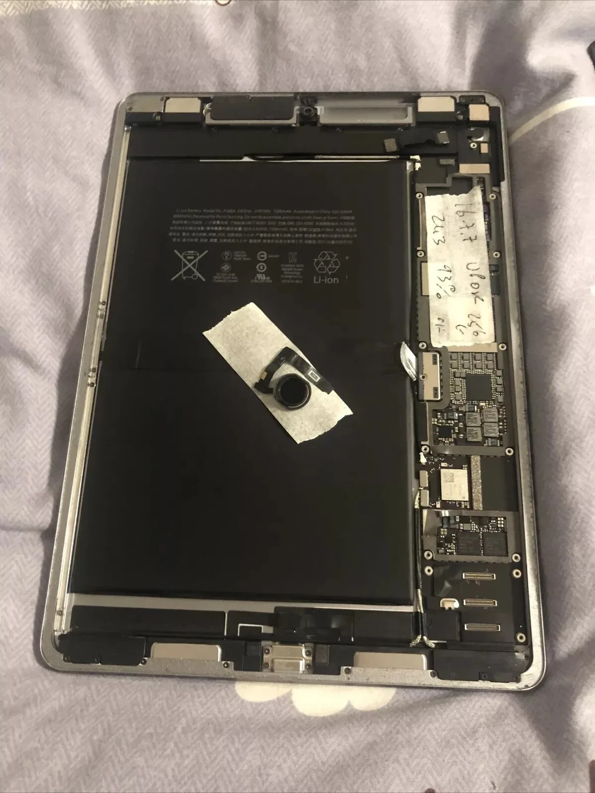 Originale Apple iPad Pro 9.7” A1673 Logic Board 256g + Scocca Chassis A