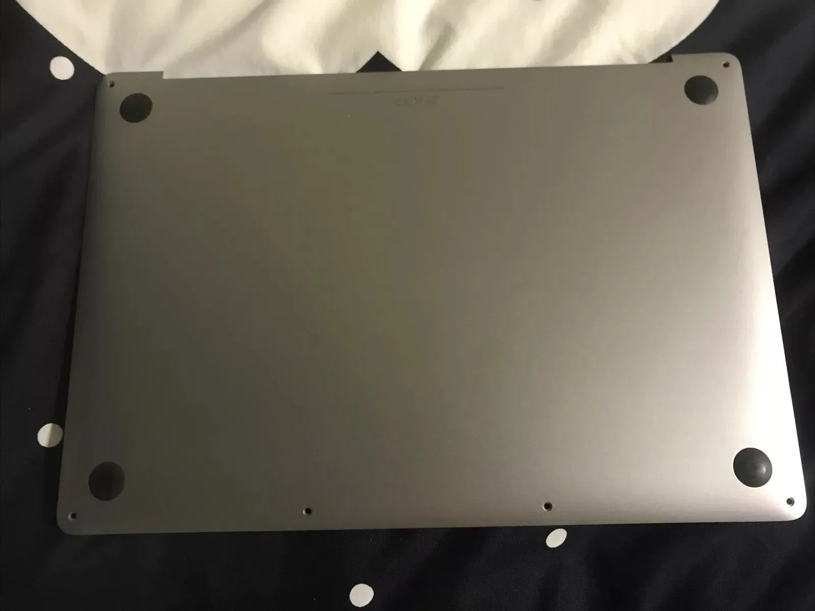 Apple Per Macbook Pro Retina 13” A1708 3164 2017 Bottom Cover Coperchio Grigio