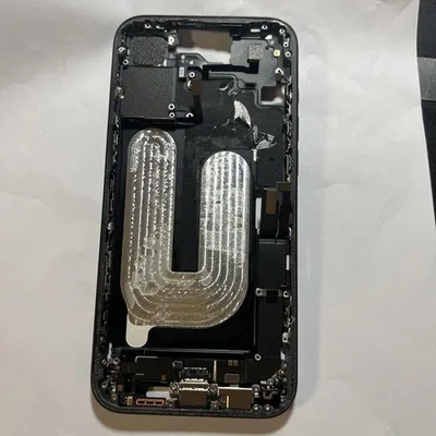 Original Apple Iphone 16 Plus Chassis Centrale scocca Power Usb C Flex Nero A