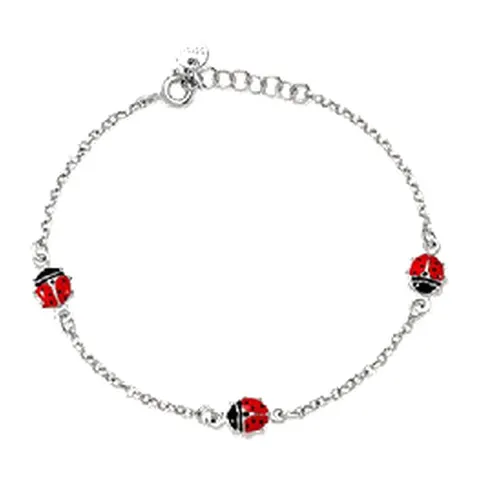 Stroili Silver Baby Bracciale coccinella con smalto Argento 925 1651559