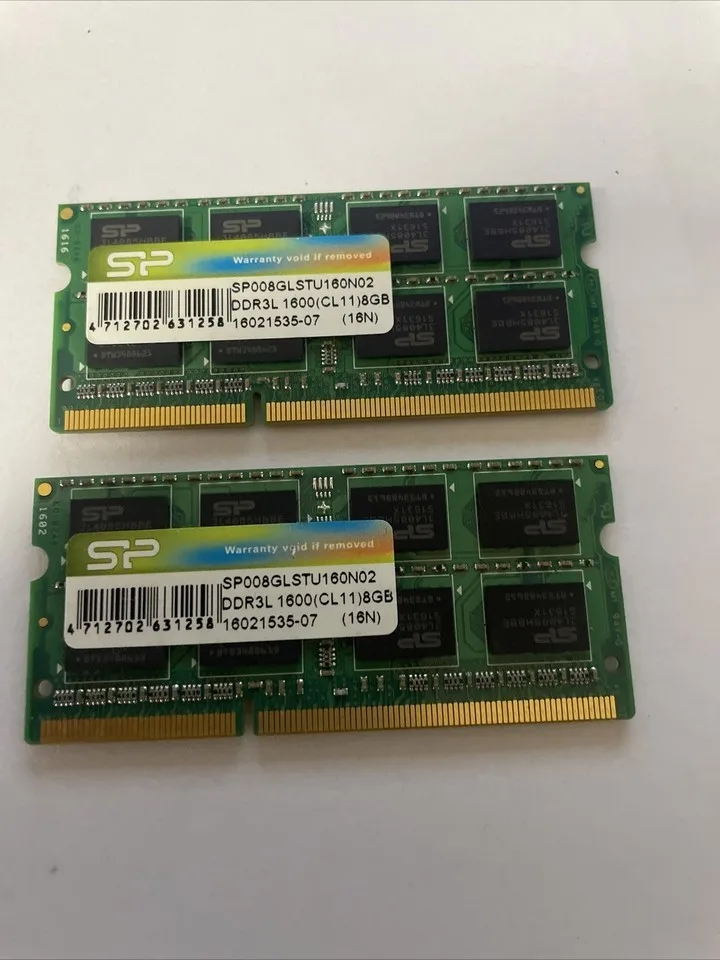 Ram For Apple Macbook Imac 8gb X2 16gb Total Pc3 Ddr3L Sodimm Notebook Memoria