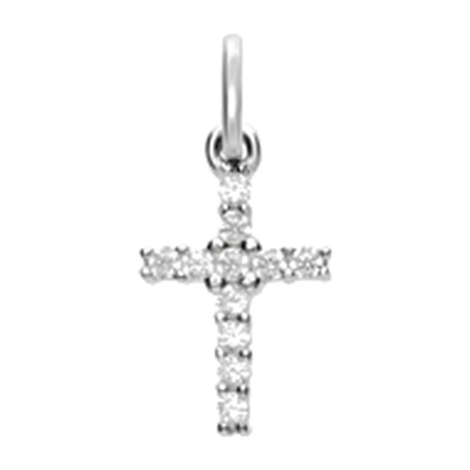 Stroili Holy Collection Pendente croce con cubic zirconia Oro 9kt 1411699