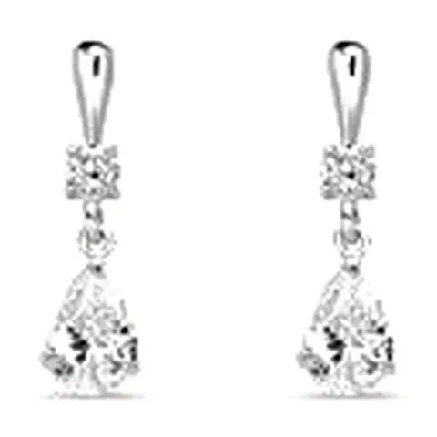 Stroili Bon Ton Orecchini doppio punto luce con cubic zirconia Oro 9kt 1433503