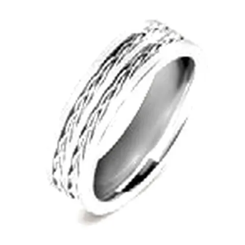 Stroili Golden Dream Anello fascia doppio intreccio Acciaio Misura 22 1699167