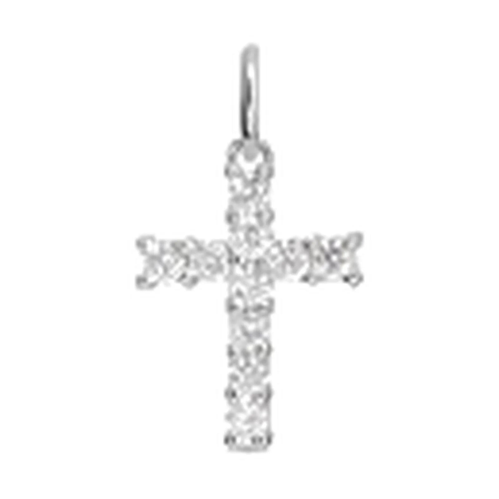 Stroili Love Beats Pendente Croce con cubic zirconia Argento 925 1684250