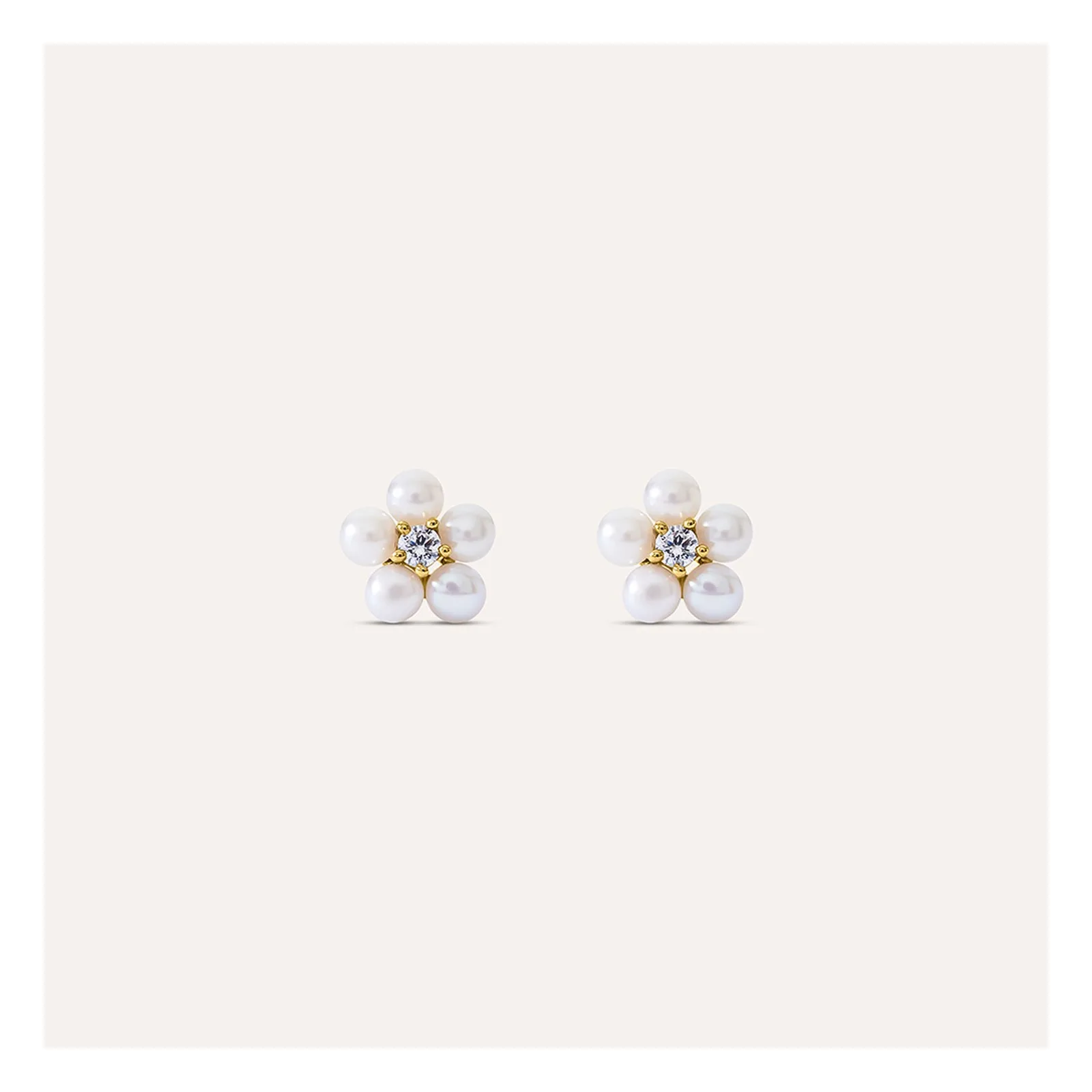 Stroili Gabrielle Orecchini con perle e cubic zirconia Oro 9kt 1438014