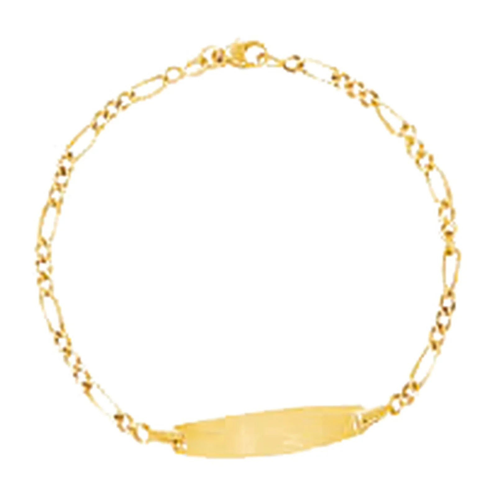 Stroili Mon Petit Bracciale con targhetta Oro 9kt 1415997