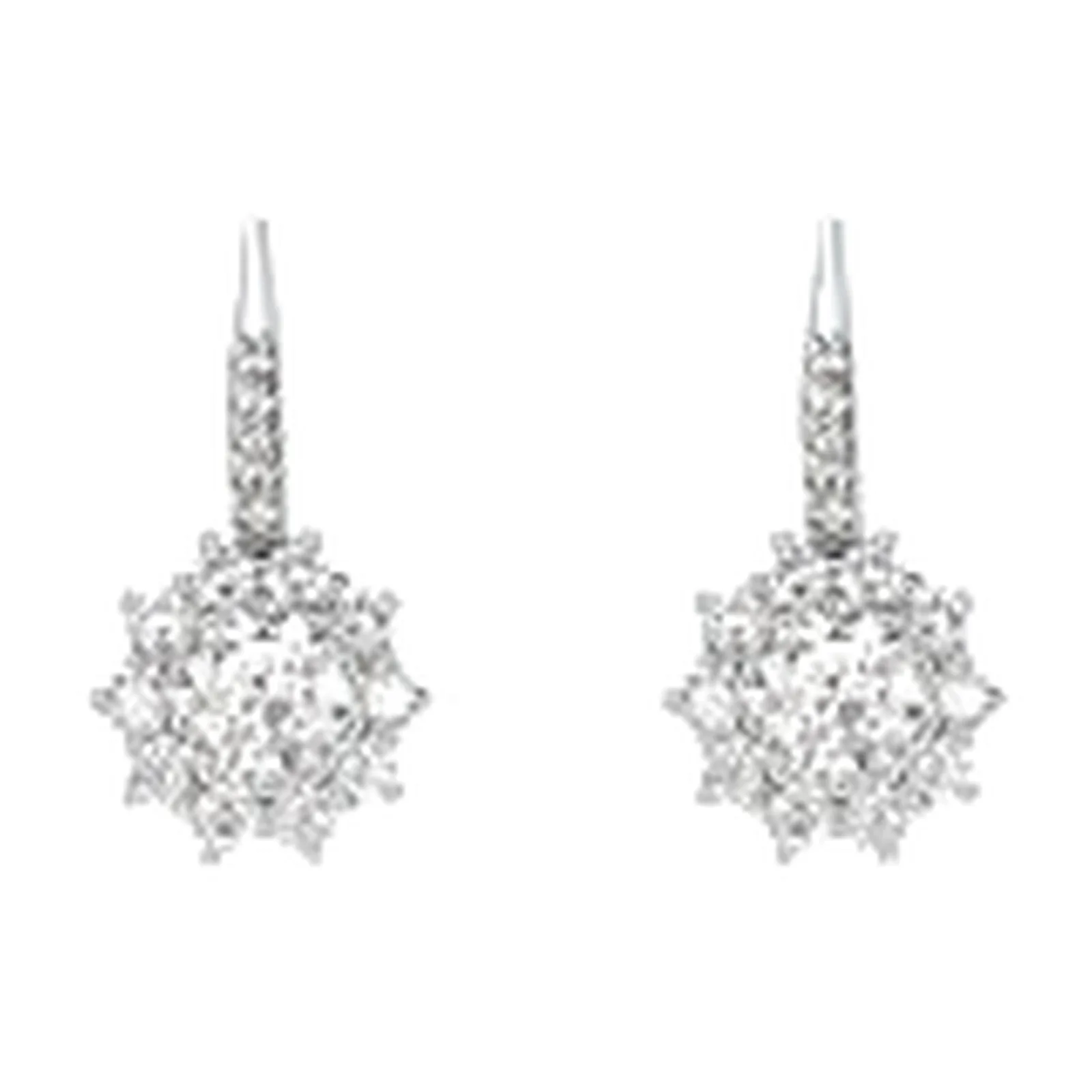 Stroili Silver Elegance Orecchini pendenti fiore con cubic Argento 925 1694905