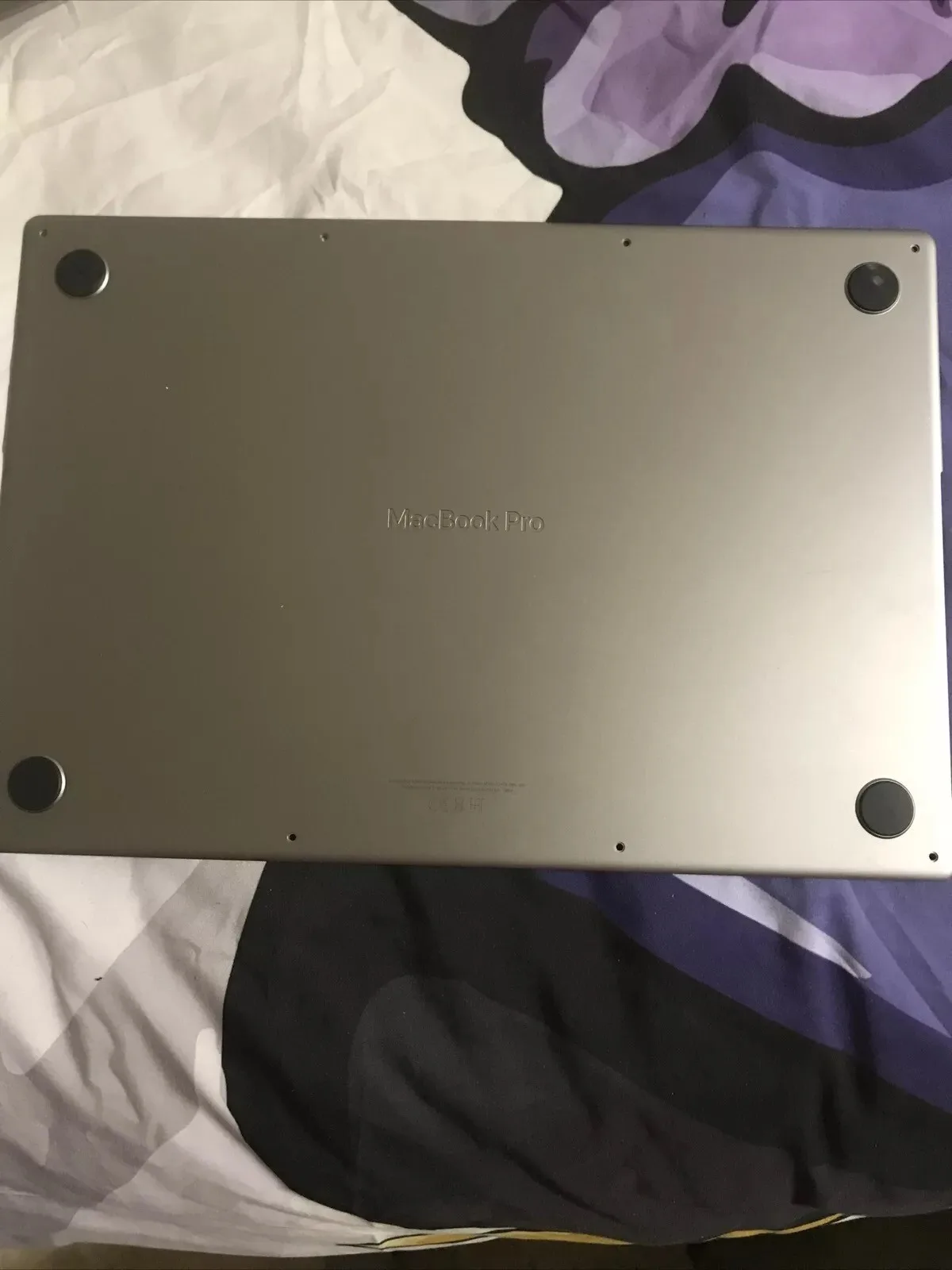 Apple Macbook Pro 16” 2021 A2485 Emc 3651 Cover Bottom Coperchio Grigio Nero