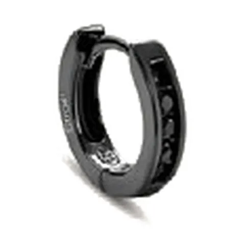 Stroili Silver Gentleman Monorecchino a cerchio con cubic Argento 925 1629965