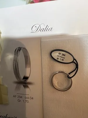 Anello Dalia Unoaerre in argento 925 Misura 53 - AF 294A