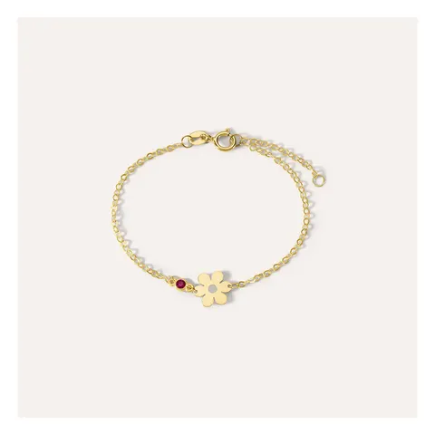 Stroili Mon Petit Bracciale con cubic zirconia Oro 9kt 1432398