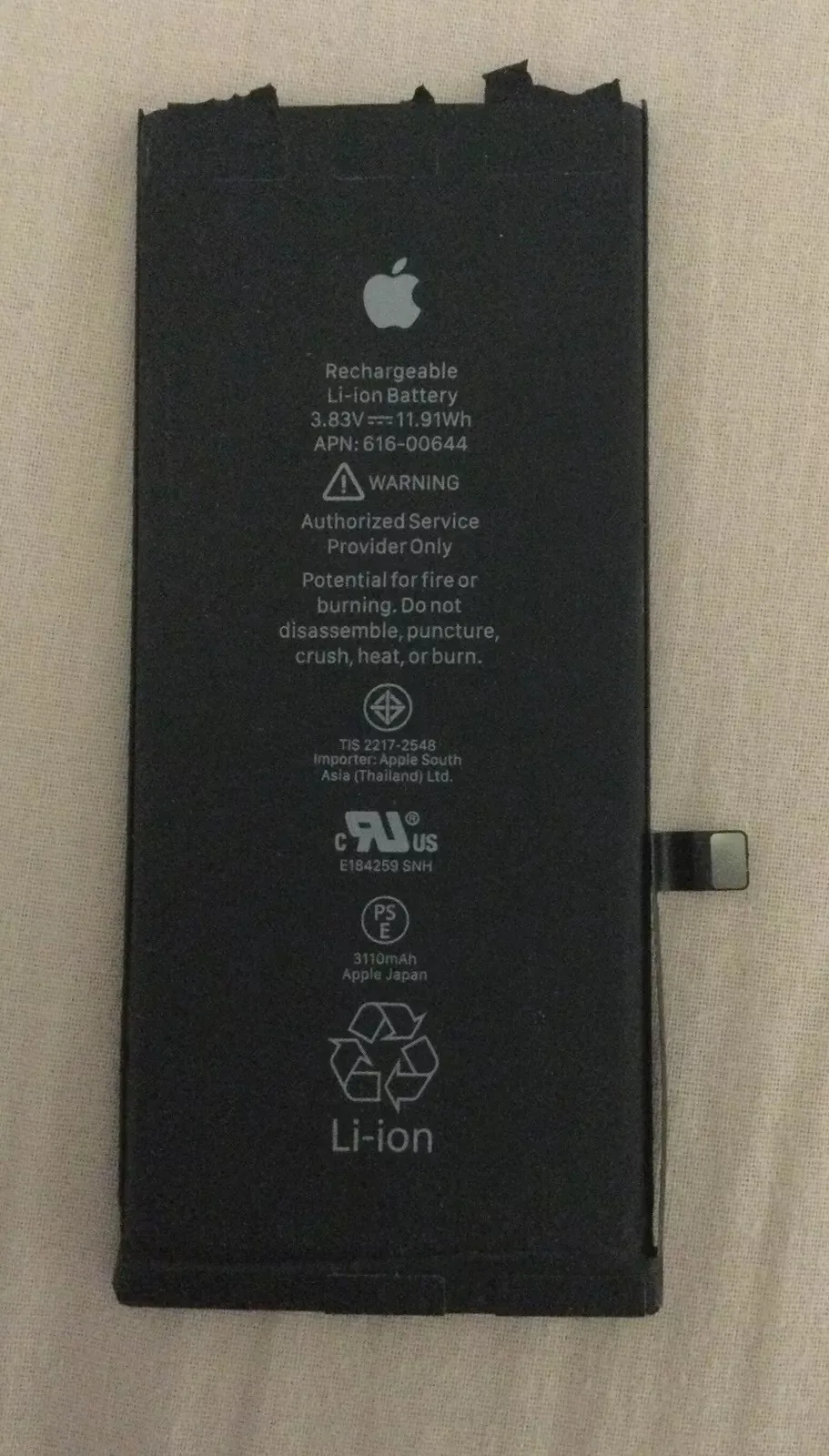 Originale Apple IPHONE 11 Batteria 80/85% usato qualita B