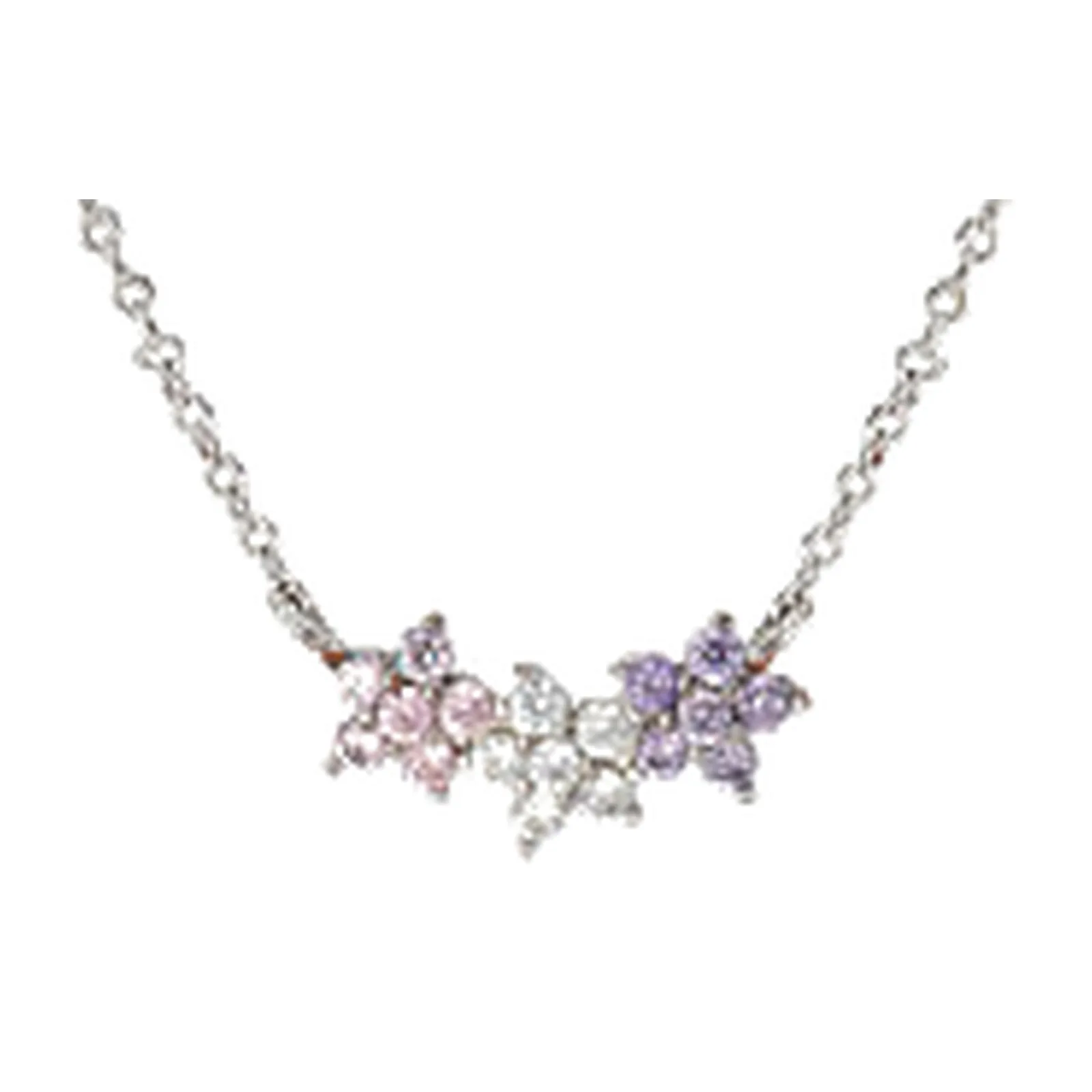 Stroili Silver Shine Collana con cubic zirconia multicolor Argento 925 1688314