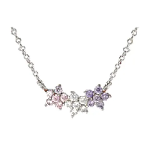 Stroili Silver Shine Collana con cubic zirconia multicolor Argento 925 1688314