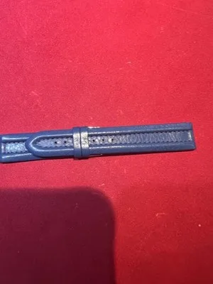 Cinturino per orologio in pelle blu 18 mm - 2606251506