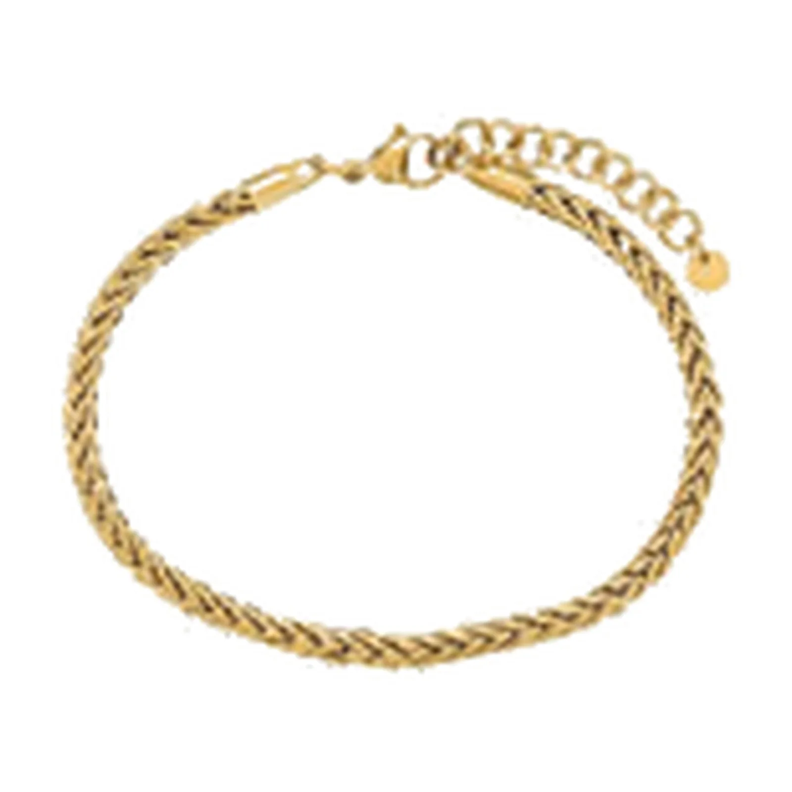 Stroili Man Code Bracciale dorato palm chain Acciaio 1694932
