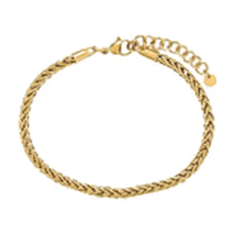 Stroili Man Code Bracciale dorato palm chain Acciaio 1694932