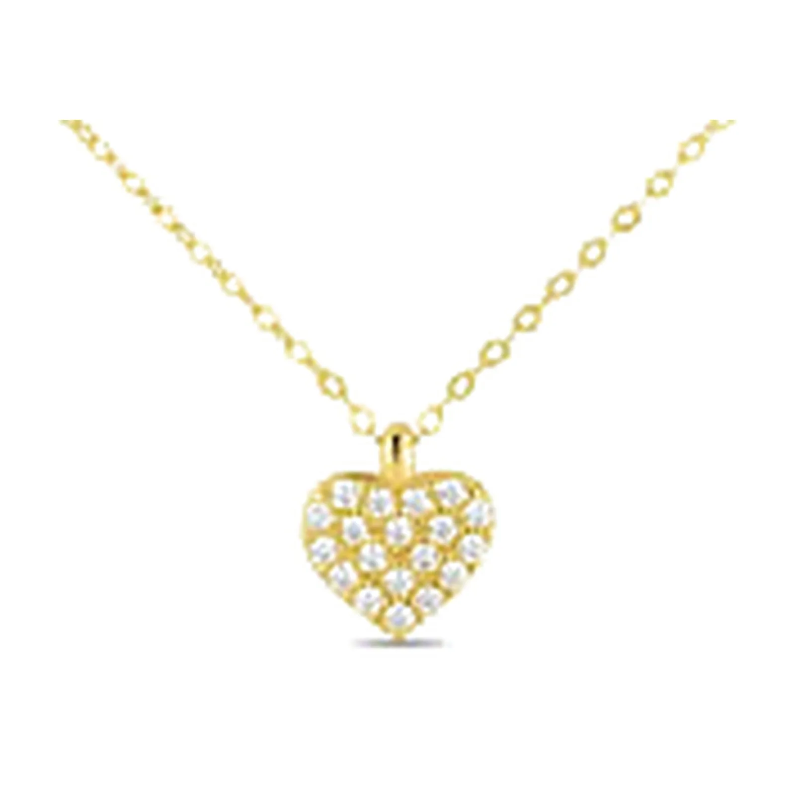 Stroili Claire Collana cuore pavé con cubic zirconia Oro 9kt 1411983