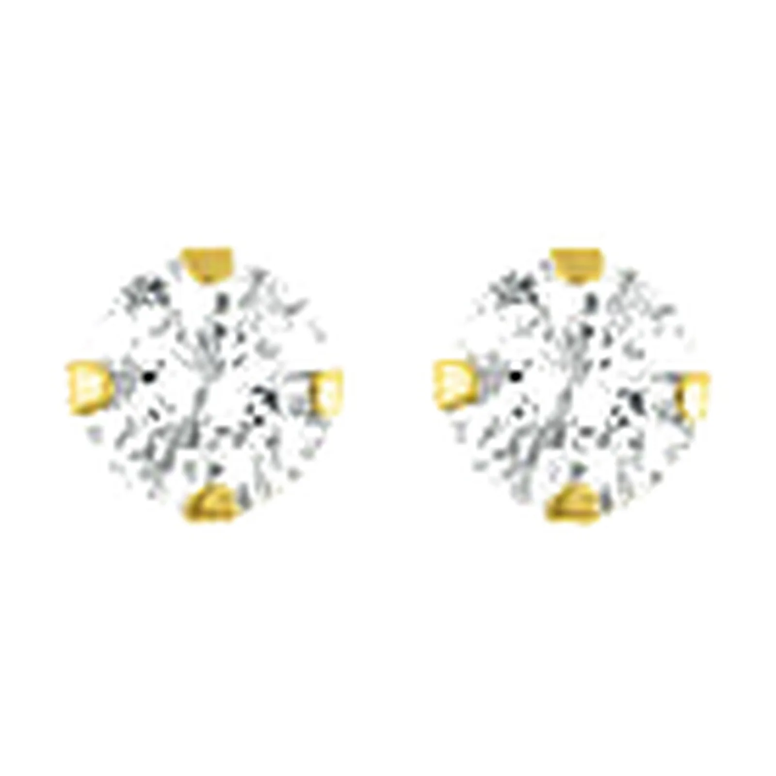 Stroili Bon Ton Orecchini lobo con cubic zirconia Oro 9kt 1401117