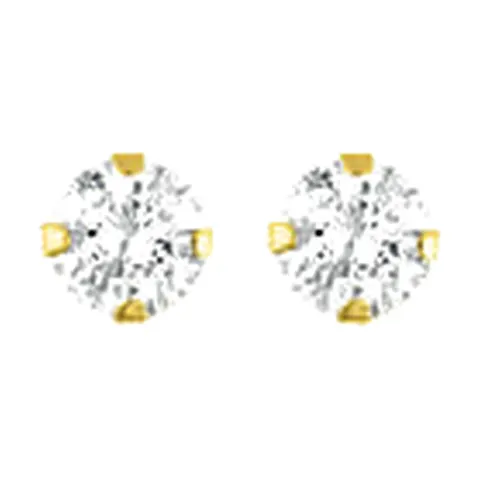 Stroili Bon Ton Orecchini lobo con cubic zirconia Oro 9kt 1401117