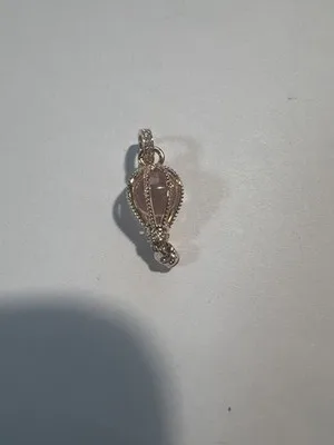Ciondolo Pendente a Forma di Mongolfiera in Argento 925 Placcato Oro Rosa con - LAB22609302150