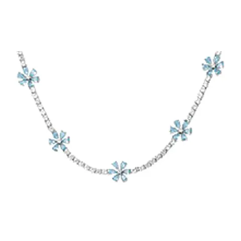 Stroili Romantic Shine Collana in ottone rodiato e cristalli Metallo 1691851