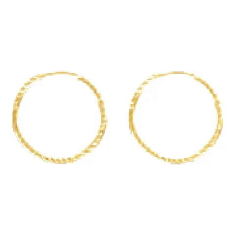 Stroili Toujours Orecchini a cerchio tubo tondo Oro 9kt 1418334