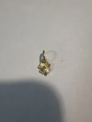 Ciondolo a forma di quadrifoglio in argento sterling 925 dorato - LAB22609302254