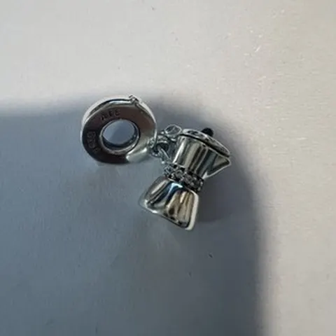 Charm Pendente a Forma di Moka Caffettiera in Argento Sterling 925 - LAB22609302234
