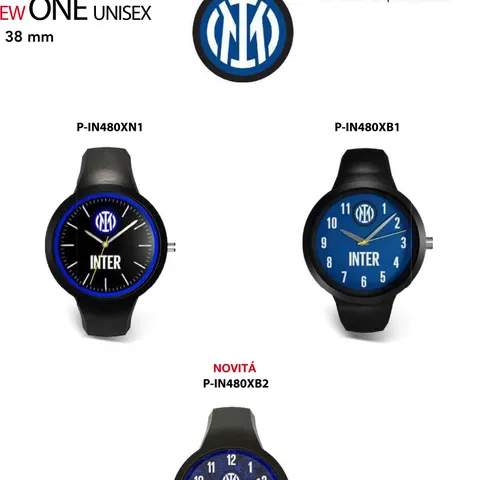 LD FC Inter Orologio Calcio One Unisex 38 mm P-IN480XB2 Originale Ufficiale