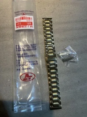 Cinturino per Orologio in Acciaio Dorato 20 mm Nuovo - LAB2L28875763
