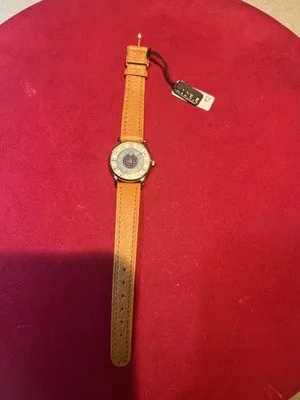 Orologio Pippo Perez con quadrante zodiacale e cinturino in pelle - 0303