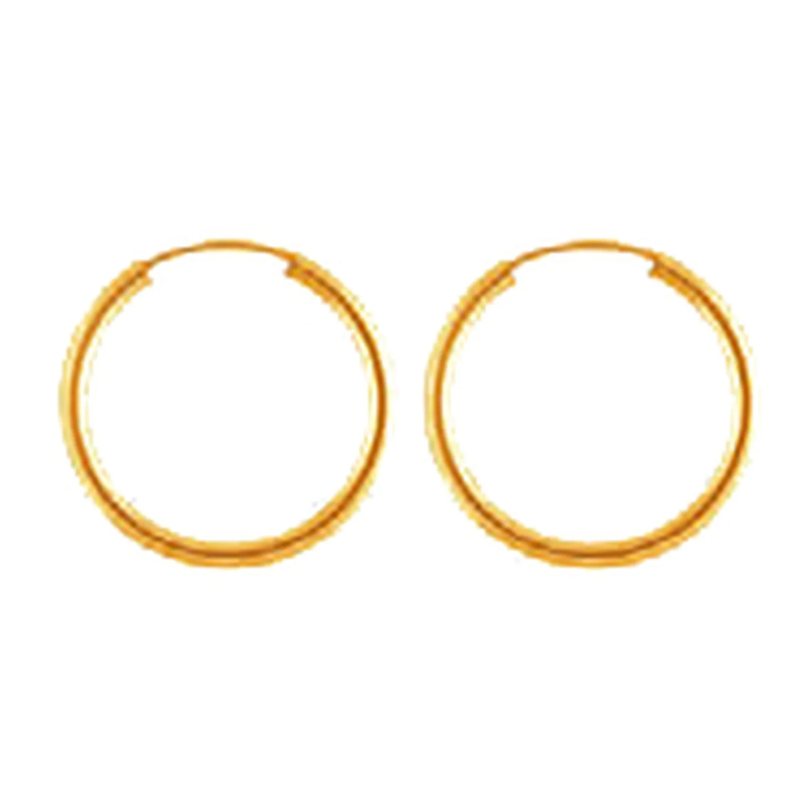 Stroili Toujours Orecchini a cerchio tubo tondo Oro 9kt 1415900