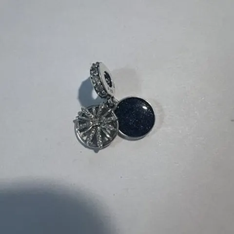 Ciondolo Pendente in Argento Sterling 925 con Dettagli Lucidi e Scritta - LAB22609302228